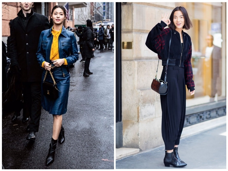 phối đồ với boot cổ thấp nữ