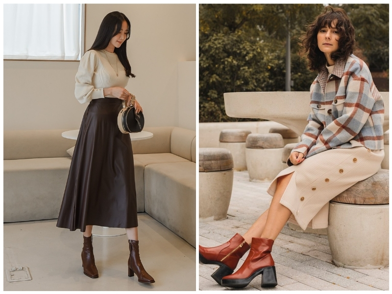 phối đồ với bốt cổ ngắn