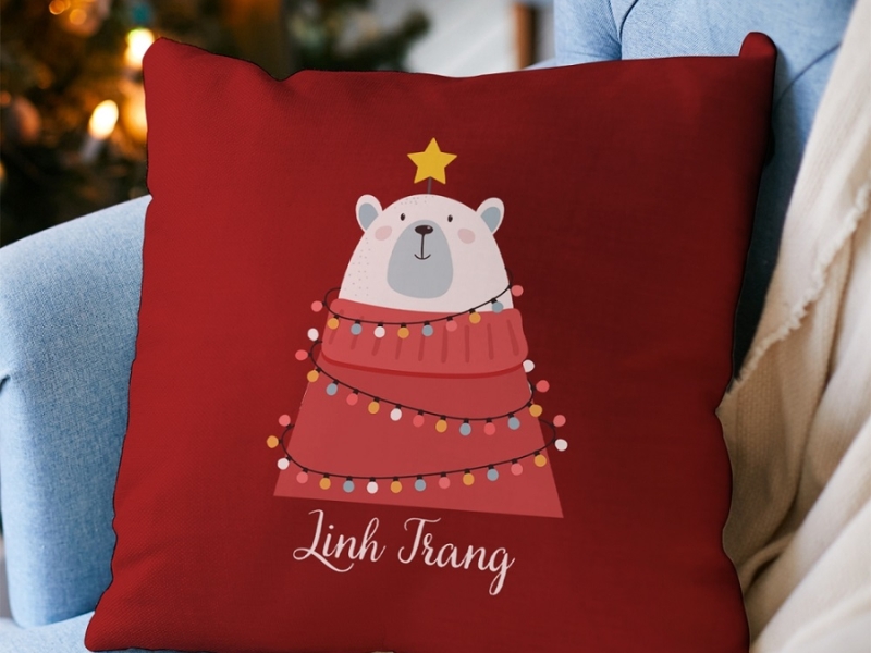 tặng gối tựa lưng cho đồng nghiệp 