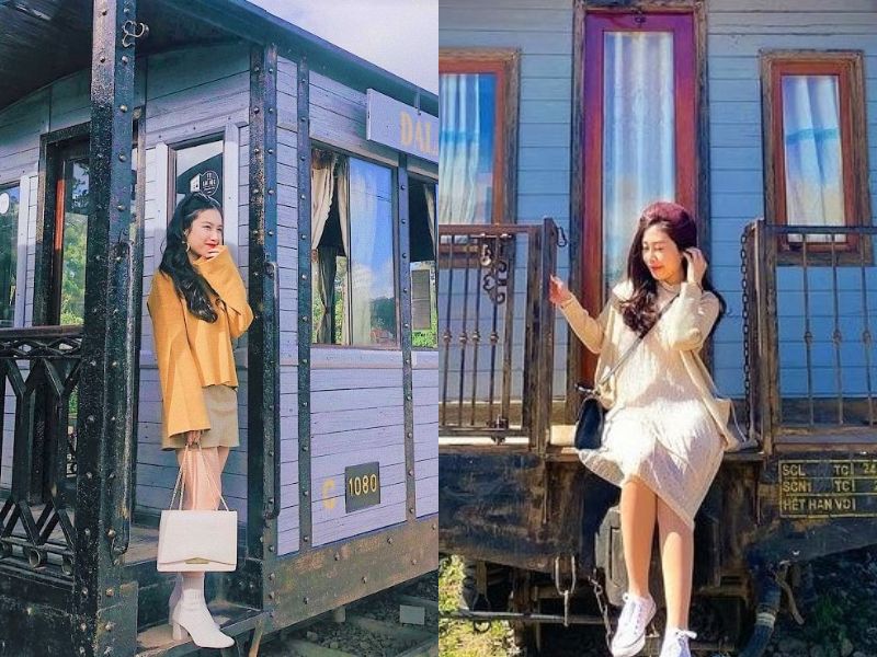 tạo dáng chụp hình đà lạt nữ