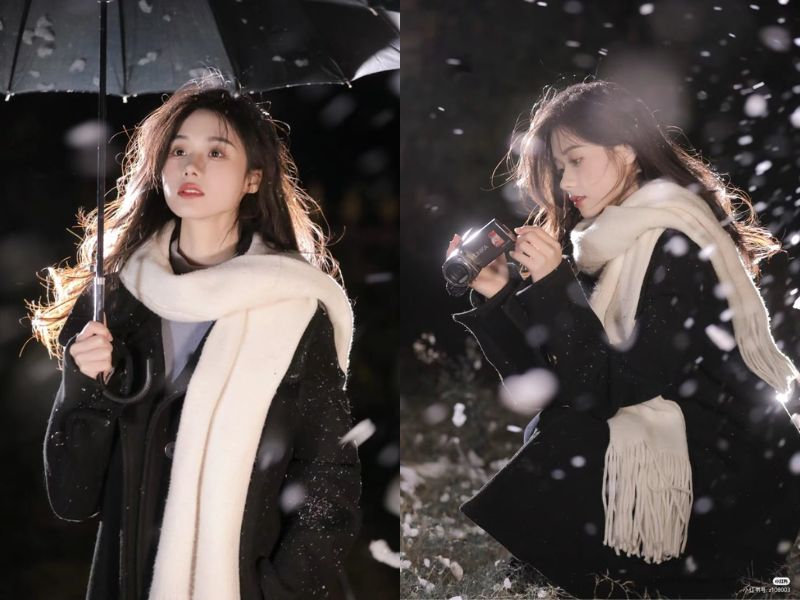 chụp ảnh với dụng cụ