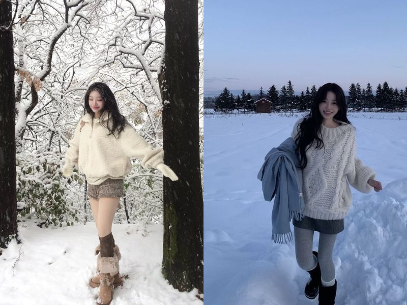 chụp ảnh mùa đông đẹp