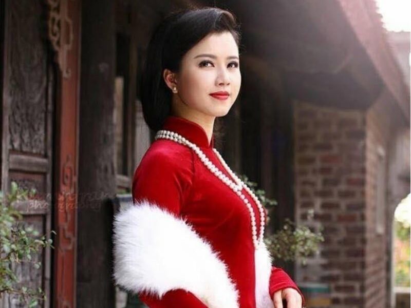 áo khoác mặc với áo dài