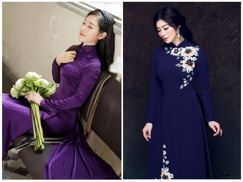 màu áo dài hợp với da ngăm