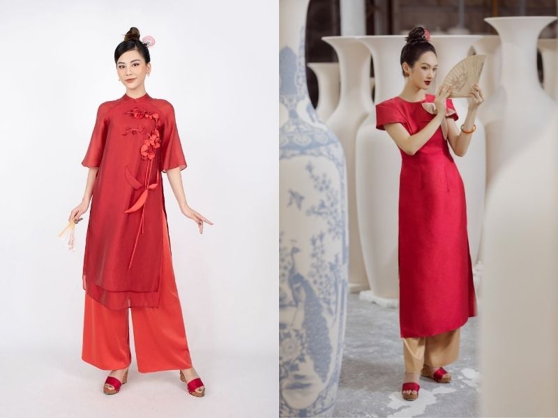 shop bán áo dài cách tân tà ngắn