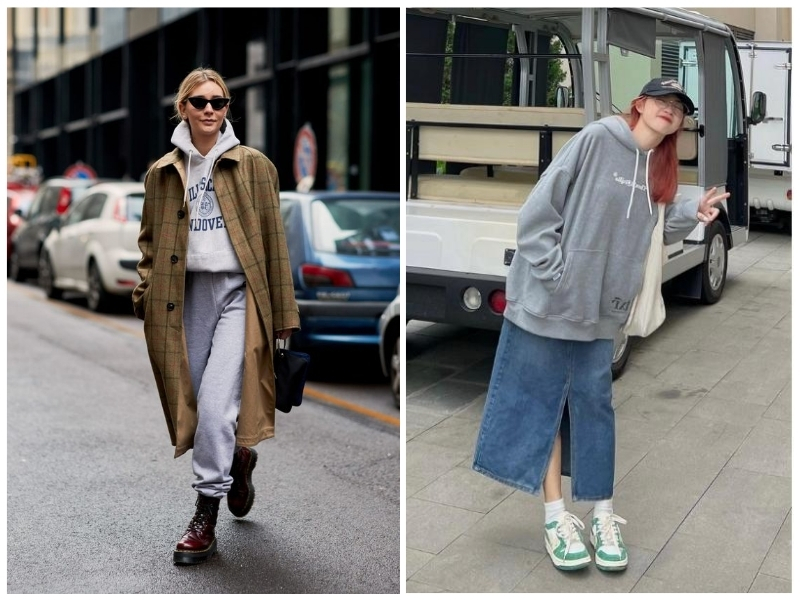 kết hợp với phụ kiện