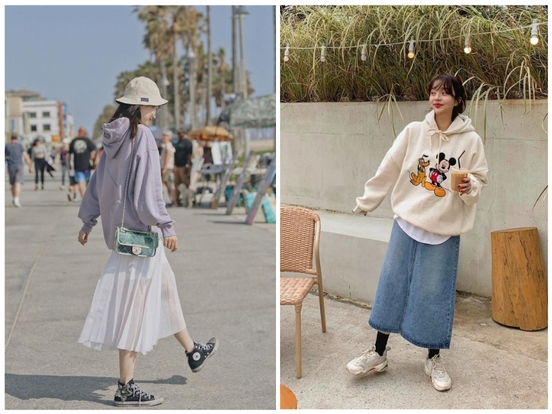 mix phù hợp với chiều cao, dáng người