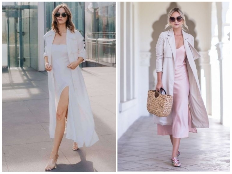 phối đồ với áo măng tô nữ dài