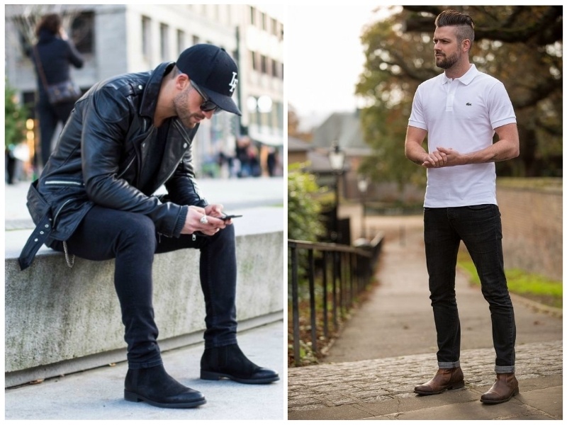 phối đồ với giày boot nam
