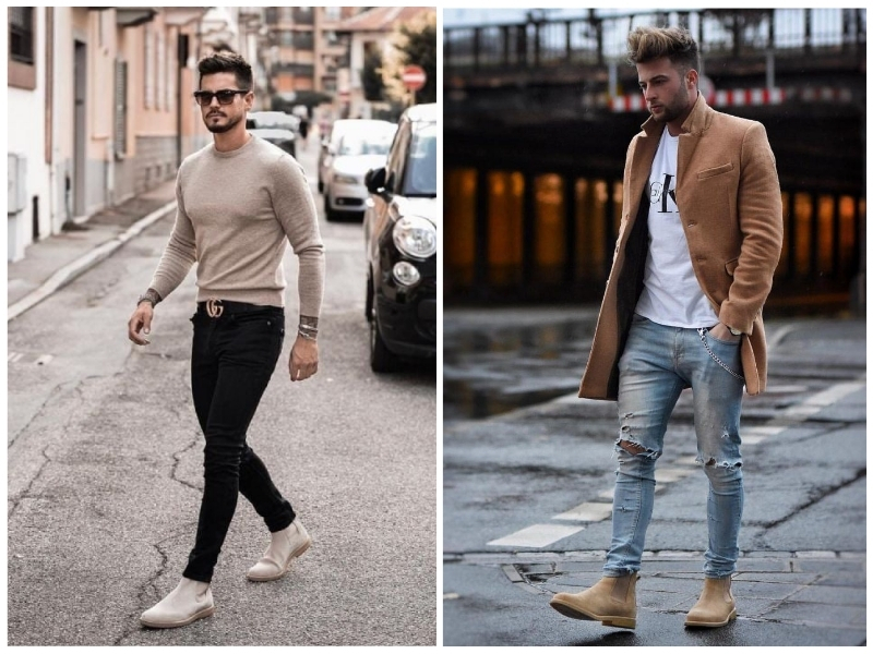 phối đồ với giày boot nam