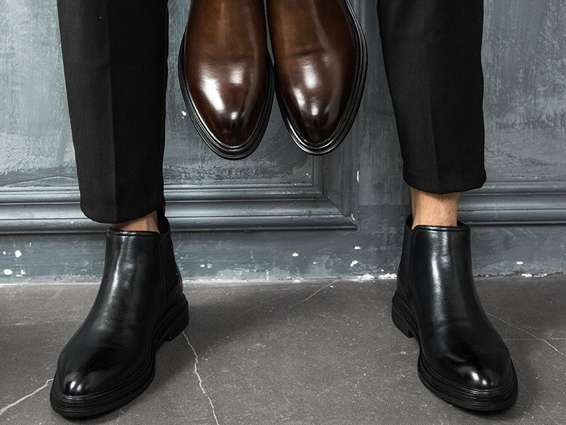 phối đồ với giày boot nam