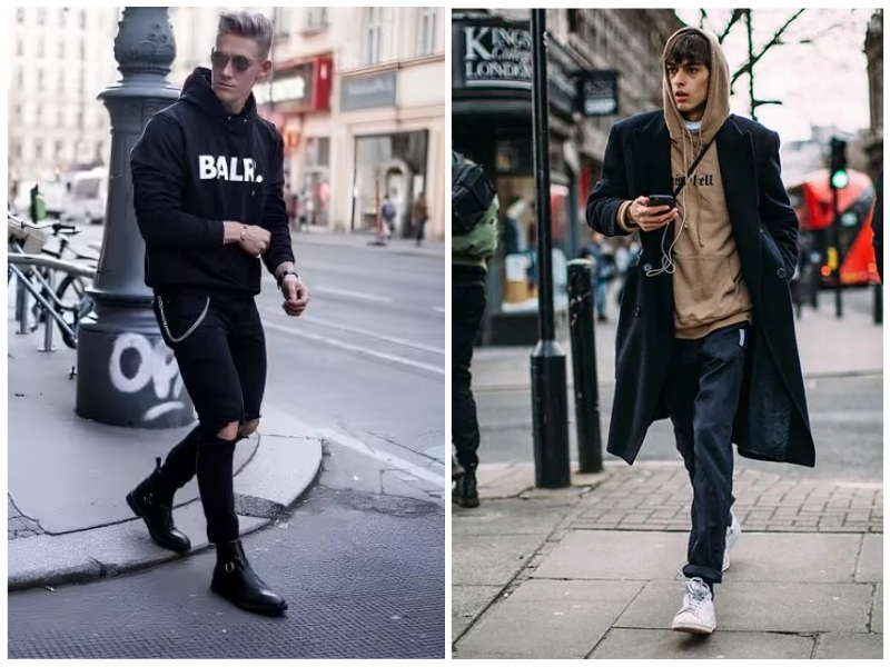 phối đồ với giày boot nam
