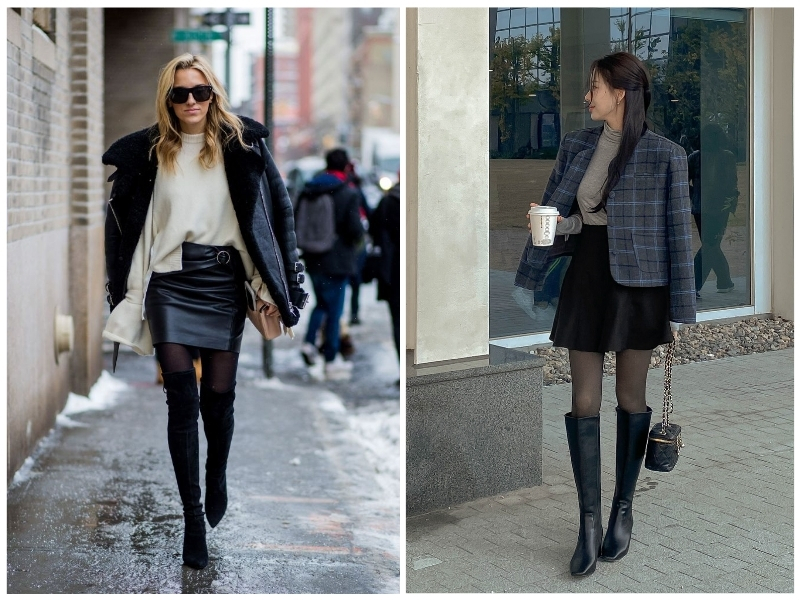 đi bốt cao mặc gì cho đẹp