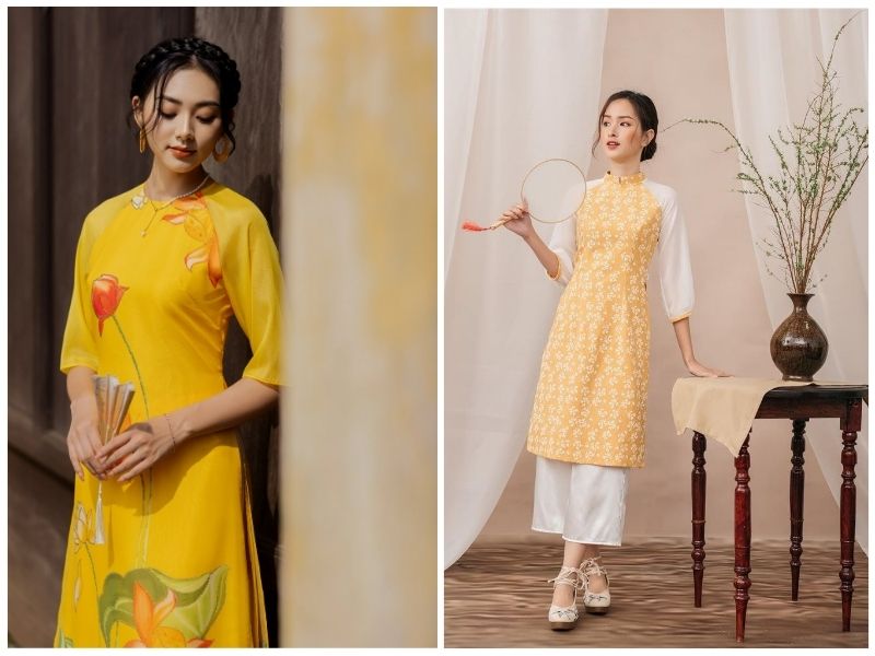 shop bán áo dài cách tân tà ngắn