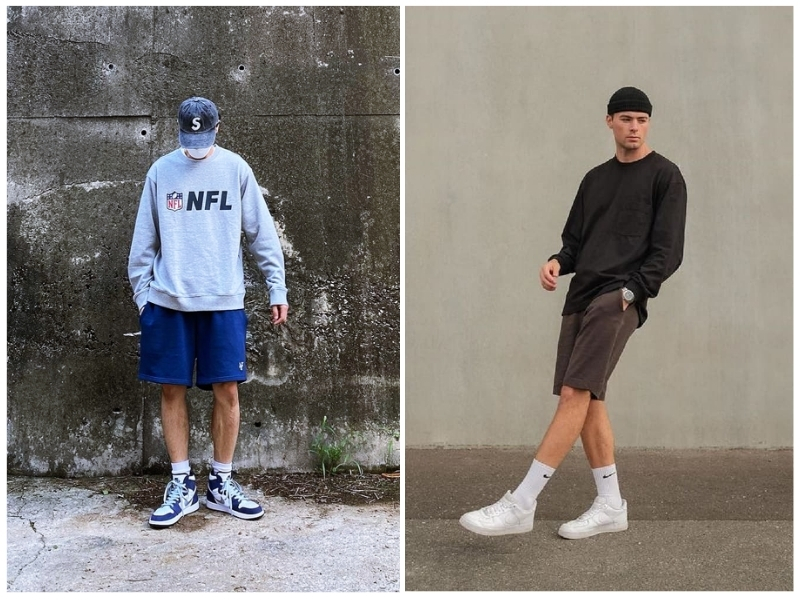 áo sweater phối với quần gì