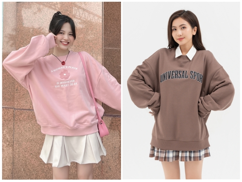 cách phối đồ với áo sweater