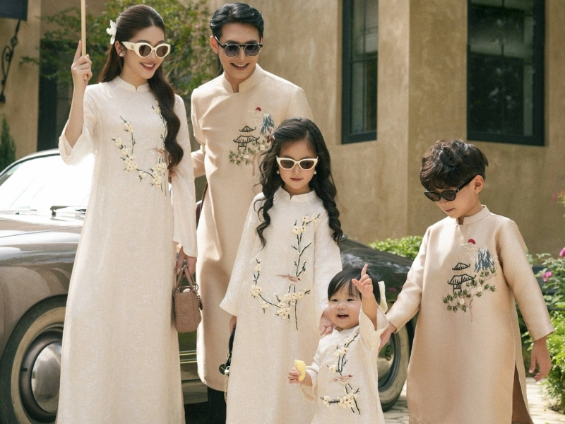 cách tạo dáng chụp ảnh áo dài tết