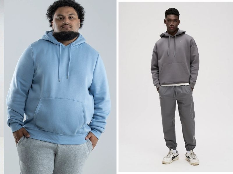 chọn size áo hoodie theo vóc dáng