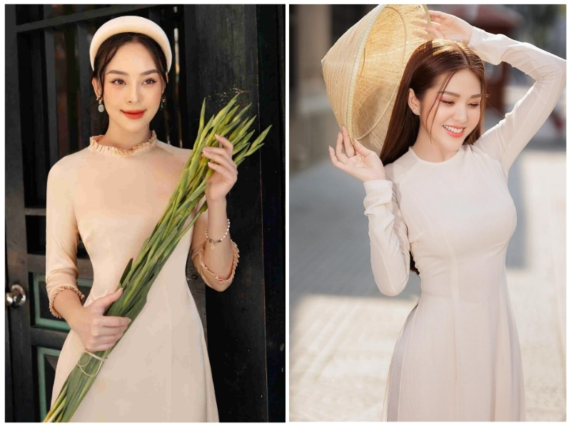 mẫu áo dài truyền thống đẹp