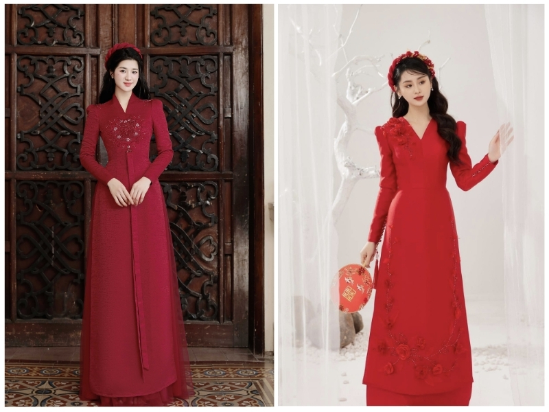 mẫu áo dài truyền thống việt nam