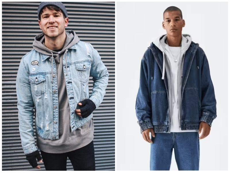 phối đồ với áo hoodie nam