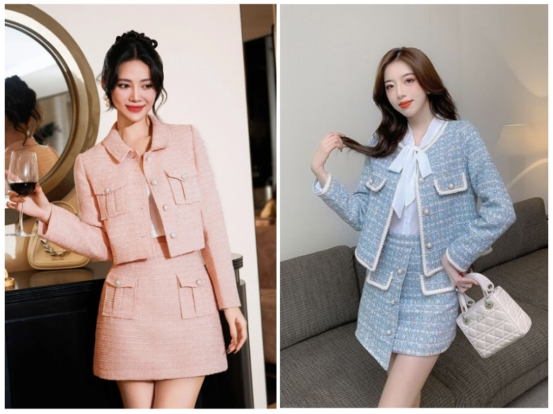 cách phối đồ với áo khoác dạ ngắn