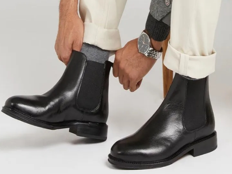 chelsea boot phối đồ nam