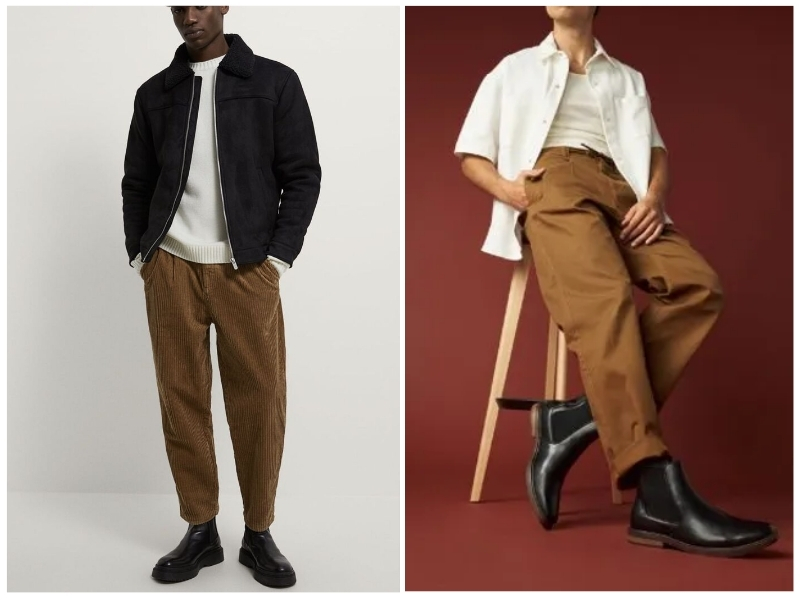 kết hợp với quần jogger nam