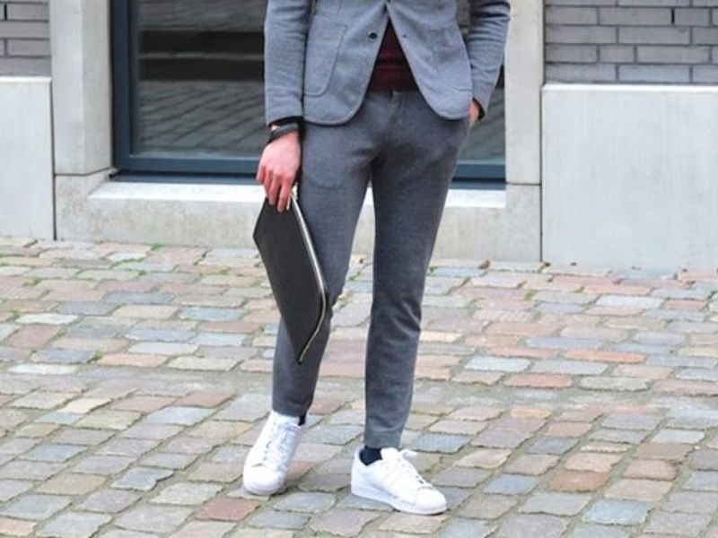 phối giày với quần âu nam