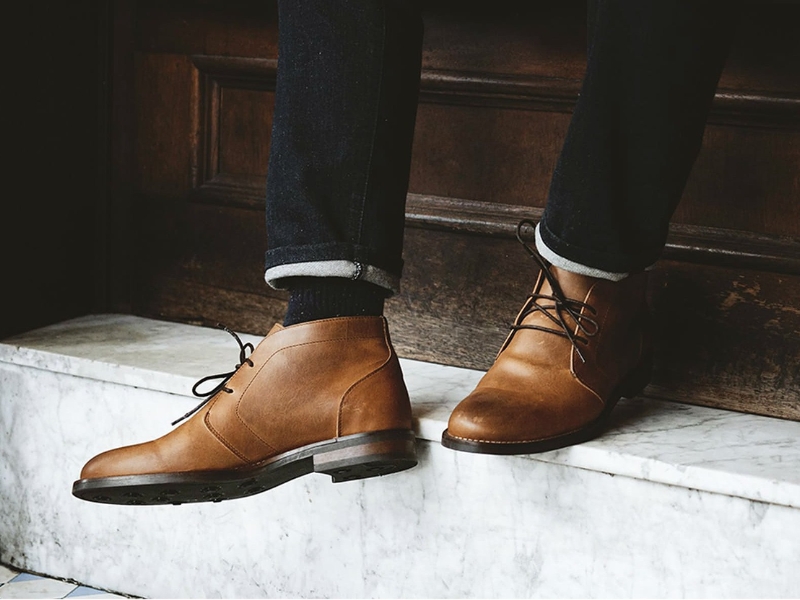 phối giày với quần âu nam