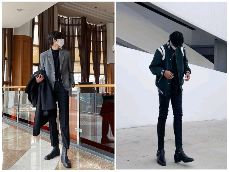 phối giày với quần âu nam