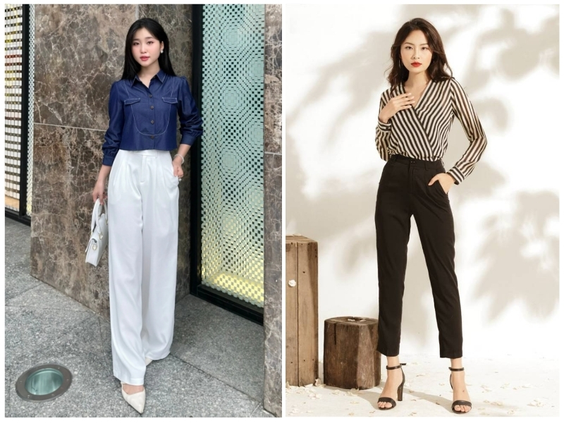 quần tây mang giày gì đẹp nữ