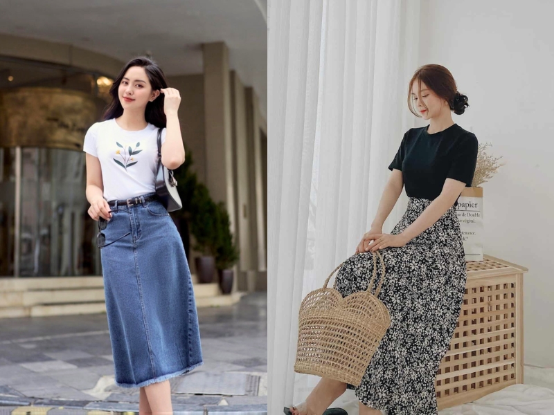 cách phối đồ đi biển cho nữ trung niên