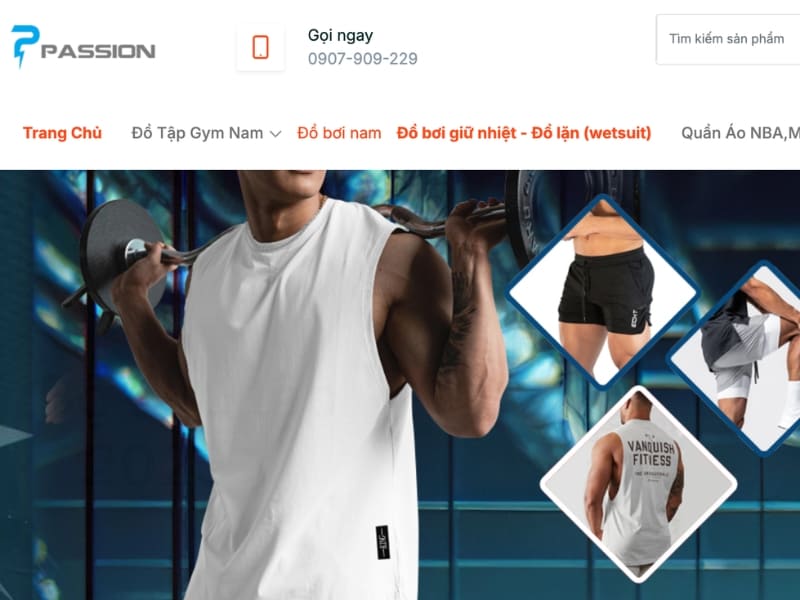 Cửa hàng Gym Passion 