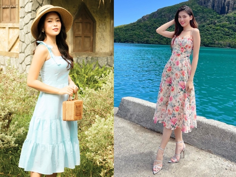 trang phục đi biển tuổi trung niên