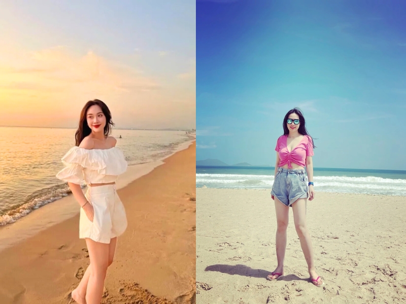 thời trang đi biển cho phụ nữ trung niên