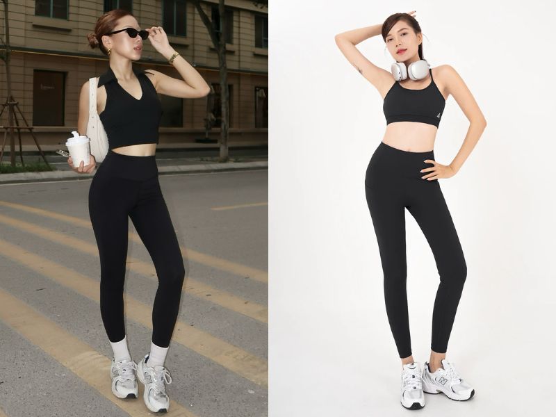 Quần legging có đường may chắc chắn