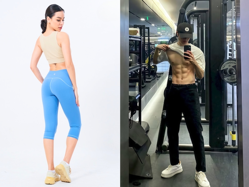 mặc quần tập gym đúng cách