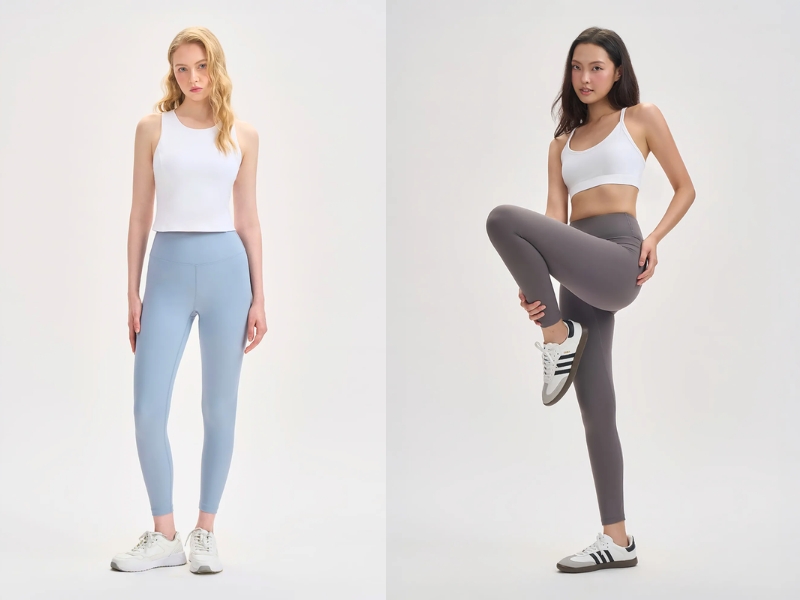 phối đồ với quần legging