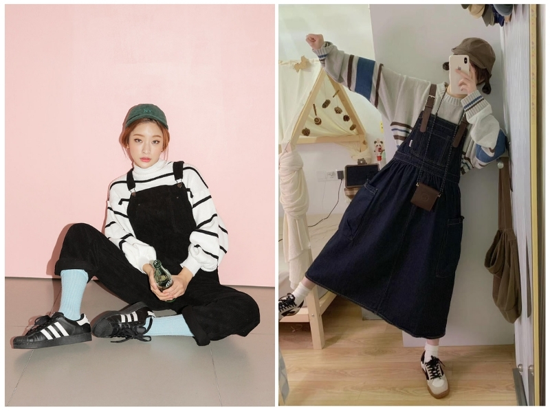 phối đồ với áo sweater nữ