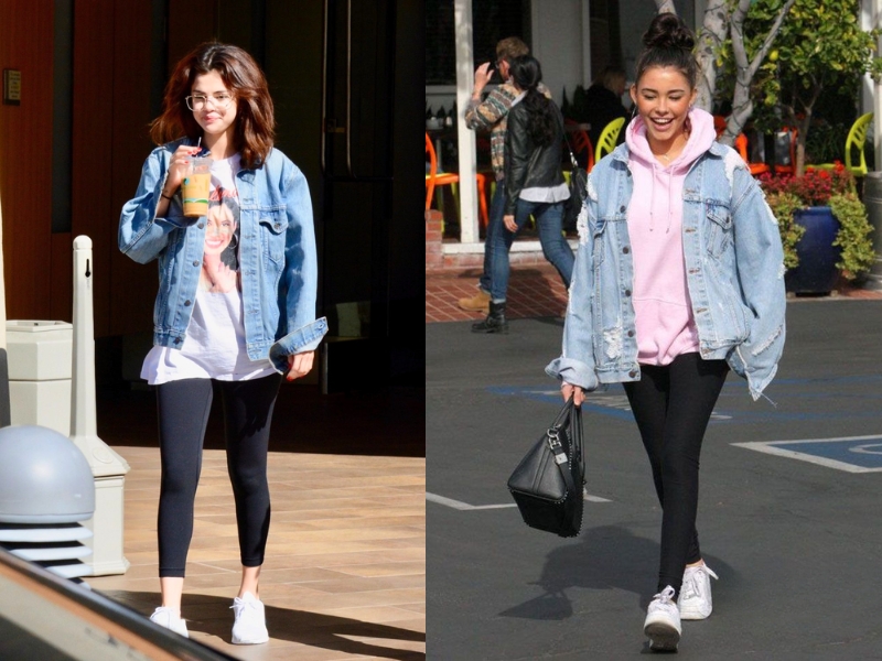 quần legging kết hợp với áo gì