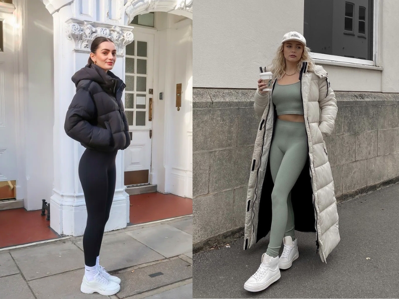 phối quần legging nữ