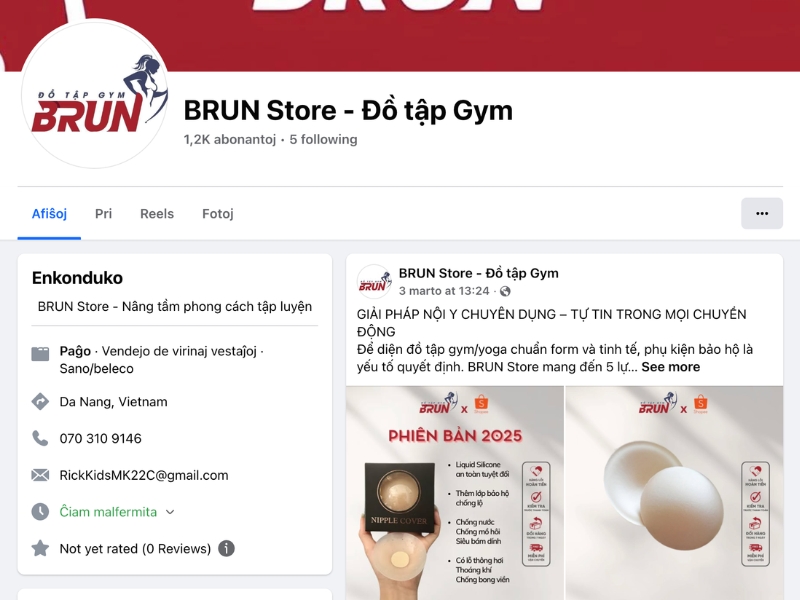 shop đồ tập gym nữ