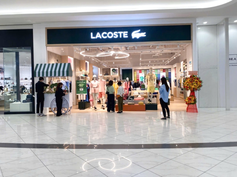 Lacoste là thương hiệu thời trang Pháp nổi tiếng