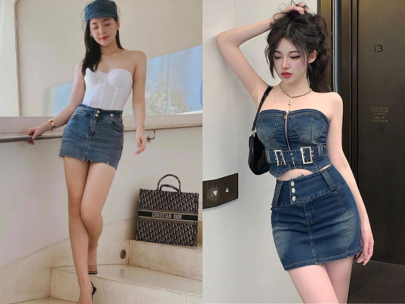 áo cúp ngực mặc với quần gì