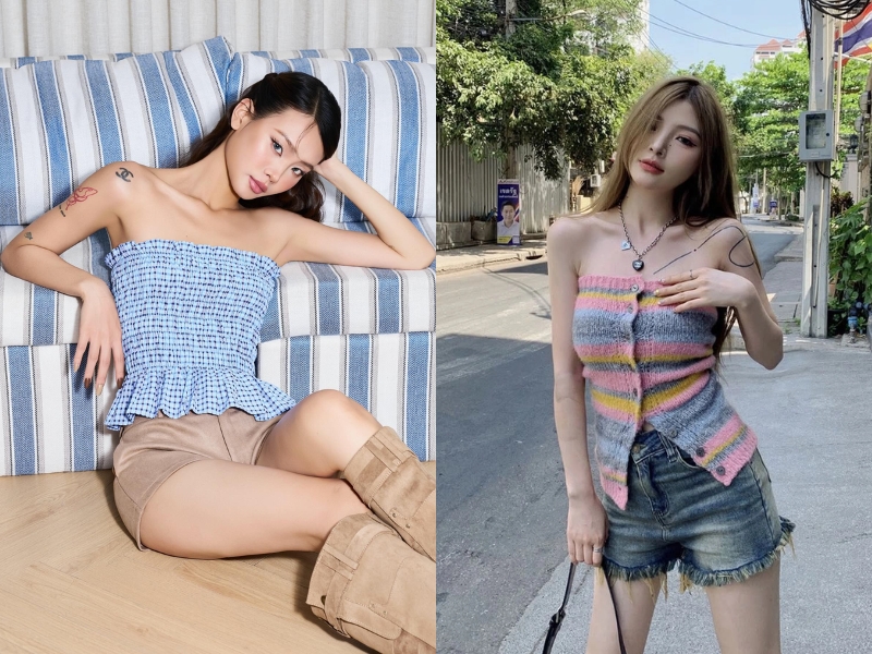 áo cúp ngực mặc với gì