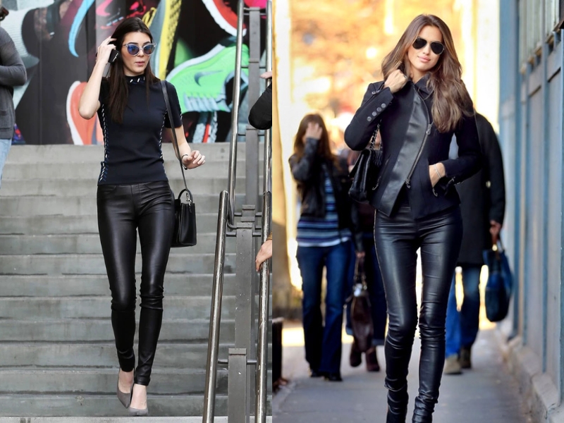 áo phông đen nữ mặc với quần gì