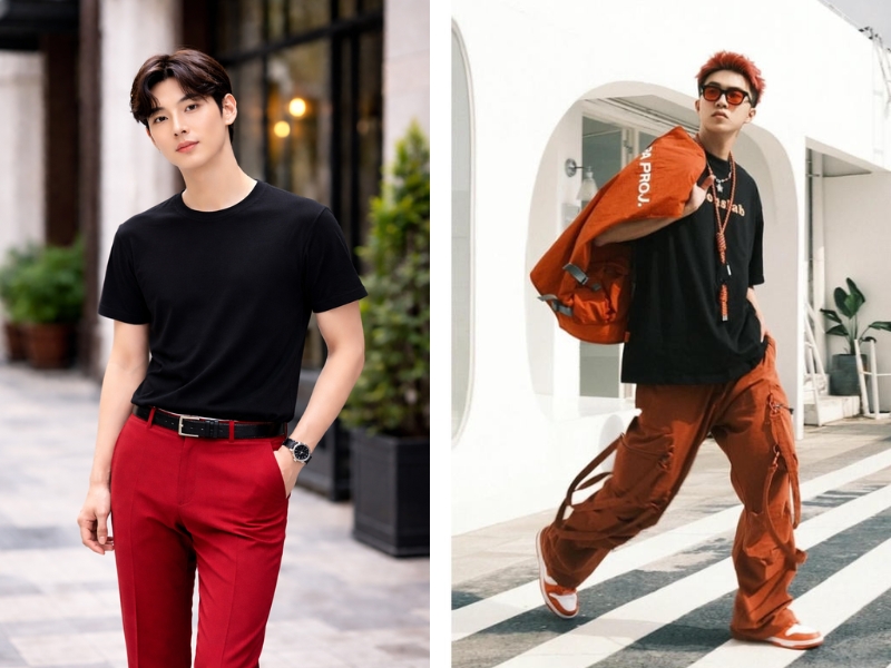 Các gam màu nổi bật giúp phái mạnh thể hiện cái tôi thời trang đầy sáng tạo