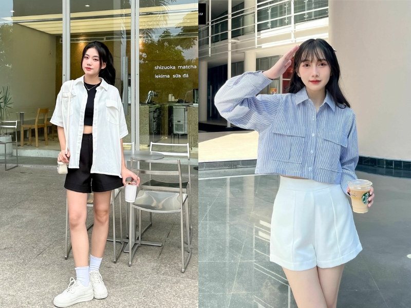 phối đồ đi chơi mùa hè cho nữ