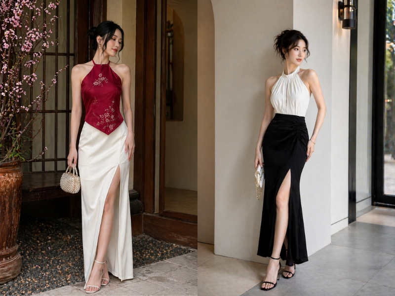 áo yếm mặc với quần gì